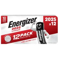 Energizer Knopfzelle CR 2025 3V 12 St. 163 mAh