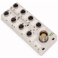 WAGO 757-164 Sensor/Aktorbox passiv M12-Verteiler mit Metallgewinde 1St.