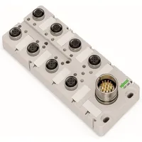 WAGO 757-165 Sensor/Aktorbox passiv M12-Verteiler mit Metallgewinde 1St.