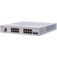 Cisco Business 350 Desktop Gigabit Managed Switch, 16x RJ-45,