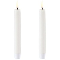 UYUNI LIGHTING Uyuni LED Candle 2,3x15cm 2er-Set nordic white