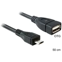 DeLock USB A auf Micro B Kabel (0, 5m)