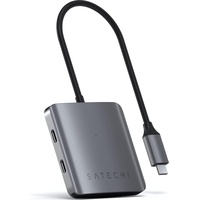 Satechi Aluminum 4 Port USB-C Hub (USB C), Dockingstation