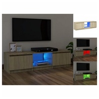 VidaXL TV-Schrank mit LED-Leuchten Sonoma-Eiche 120x30x35,5 cm