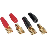 SINUSLIVE Car HiFi Lautsprecherstecker-Set 1 x 6 mm2 vergoldet