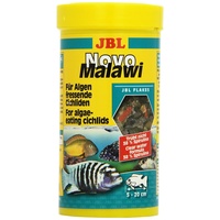 JBL NovoMalawi 30010 Alleinfutter für algenfressende Buntbarsche, Flocken, 250