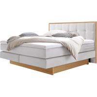 Hasena Ottawa Boxspringbett 140-180 cm braun / Weiß, Liegefläche:180