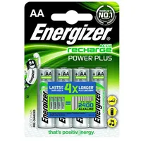 Energizer AA, wiederaufladbar, 4 Stück, Recharge Power Plus