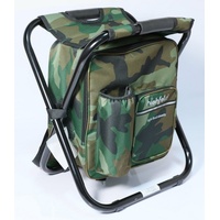 Highfeld highfeld® Sitzrucksack Ansitzrucksack mit Hocker camouflage Campinghocker Angelhocker