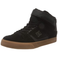 DC Shoes Pure High-top Elastic Sneaker, Black Gum, 30