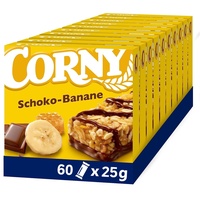 CORNY Classic Schoko-Banane Müsliriegel, 10er Pack (10 x 150g)