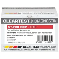 CLEARTEST NT pro BNP Herzinsuffizienzmarker 5 Teste 5 Teste1