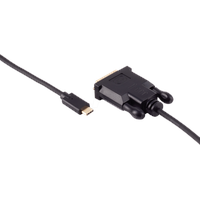 ShiverPeaks BS10-58025 1 m DVI-D USB Typ-C Schwarz