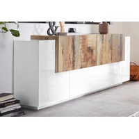 Tecnos Sideboard »Coro«, Breite ca. 200 cm, weiß
