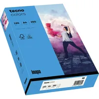 Inapa tecno colors  A4 120 g/m² 250 Blatt intensivblau