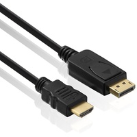 PureLink X-DC055-020 - DP Stecker auf HDMI schwarz,