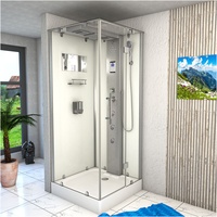 AcquaVapore AquaVapore Dampfdusche Duschtempel Sauna Dusche Duschkabine D38-20R2 100x100