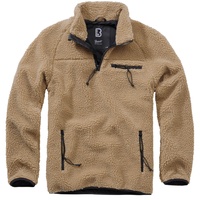 Brandit Textil Teddy Troyer Jacke Camel M