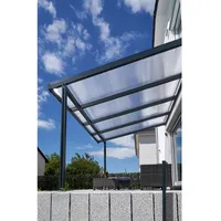 Gutta Terrassendach Premium 410 x 406 cm polycarbonat weiß