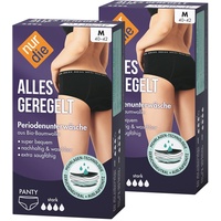 NUR DIE Doppelpack Periodenunterwäsche Alles Geregelt Panty stark -