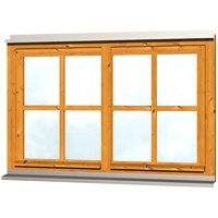 SKANHOLZ Skan Holz Doppelfenster Rahmenaußenmaß. 132,4 x 82,1 cm