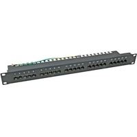 EFB ELEKTRONIK 37595SW.2 1U Patch Panel, Server Zubehör, Schwarz