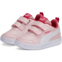 Puma Courtflex v2 Baby-Sneaker mit Klettverschluss almond blossom/puma white