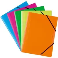 Folia 5 folia Sammelmappen NEON DIN A4 farbsortiert