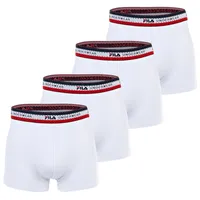 Fila Herren Boxershort 4er Pack - Logobund, Cotton Stretch,