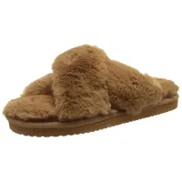 FLIP*FLOP Damen crossfur 2 Hausschuh, Toast, 36 EU