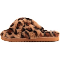 FLIP*FLOP Cross fur leo 2 Hausschuh crossfur in braun