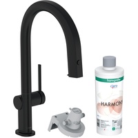 Hansgrohe Aqittura M91 FilterSystem 210, Ausziehauslauf, 1jet, Starter Set