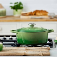 Le Creuset Signature Bräter 35 cm oval bamboo green