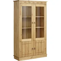 Home Affaire Vitrine »Indra«, Höhe 145 cm, beige