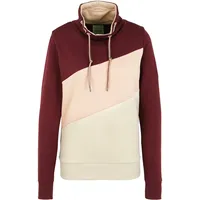 Oxmo Hoodie OXAgda 21300211-ME Sweatpullover mit Stehkragen in rot