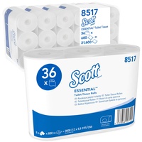 Scott Essential Toilettenpapierrolle weiß 36 Rollen