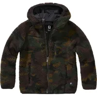 Brandit Textil Teddy Jacke Woodland 170-176 cm