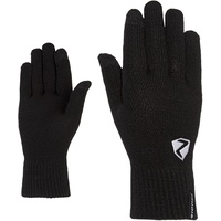 Ziener Iaco Touch Strickhandschuh | weich, elastisch, black, S