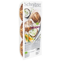 Schnitzer Panini Grainy Maisbrötchen mit Ölsamen bio (3St)