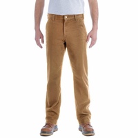 CARHARTT Duck Dungaree, Textilhose Braun - W34/L34