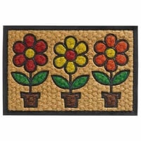 Siena Garden Siena Home Fußmatte POTTED Flowers" 40x60cm, bunt