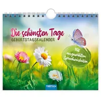 Trötsch Verlag Trötsch Geburtstagskalender Die schönsten Tage Geburtstagskalender mit