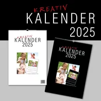 Kreativ Kalender 2025 zum Selbstgestalten für 20x30 Fotos