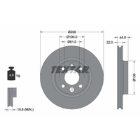 Textar Bremsscheibe 92255203