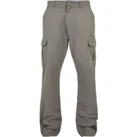 URBAN CLASSICS Straight Mid Waist Cargohose Asphalt 42