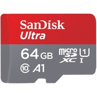 SanDisk Ultra microSD + SD-Adapter UHS-I U1 A1 140