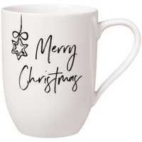 Villeroy & Boch Statement Becher mit Henkel "Merry Christmas"