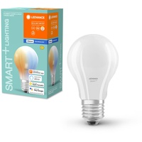 LEDVANCE Smarte LED-Lampe mit Bluetooth-Technologie für E27-Sockel, mattes Glas