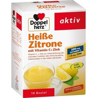 Doppelherz Aktiv Heiße Zitrone mit Vitamin C+Zink Granulat 10