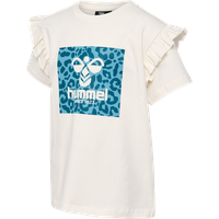 Hummel Flowy Ruffle Kurzarm-t-shirt - Marshmallow - 9 Jahre